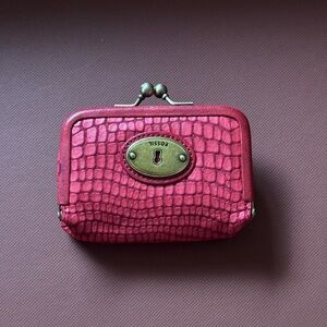Fossil Mini Red‎ Coin Purse.